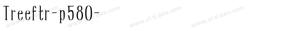 Treeftr-p58O字体转换