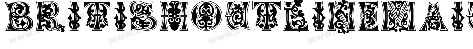 BritishOutlineMajuscules-Zy3q字体转换 BritishOutlineMajuscules-Zy3q字体转换
