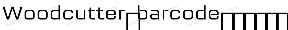 Woodcutter_barcode生成器字体转换