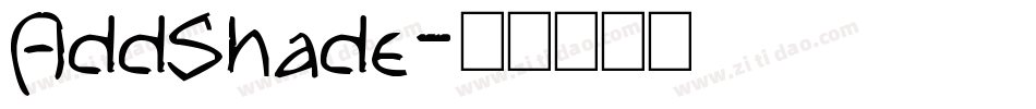 AddShade字体转换