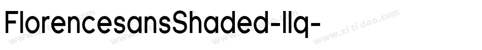FlorencesansShaded-llq字体转换