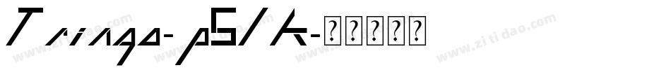 Tringo-p5lK字体转换
