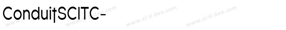 ConduitSCITC字体转换