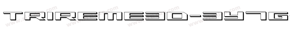 Trireme3D-3Y7G字体转换