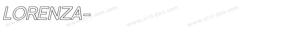 LORENZA字体转换