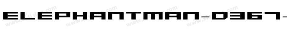 ElephantMan-d367字体转换