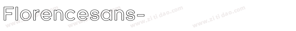 Florencesans字体转换