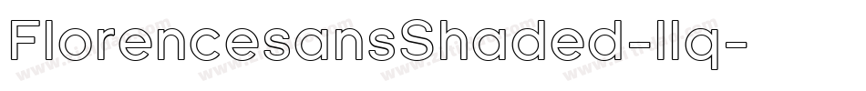 FlorencesansShaded-llq字体转换