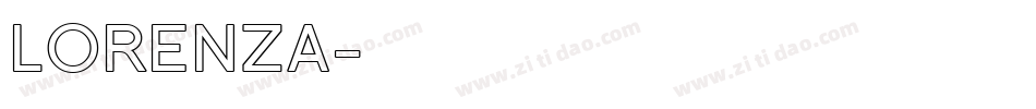 LORENZA字体转换