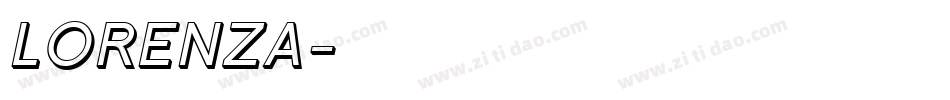 LORENZA字体转换