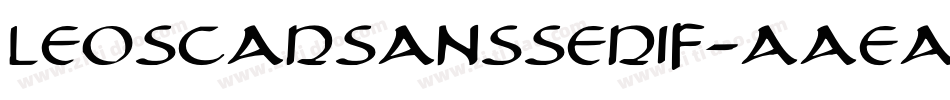 LeoscarSansSerif-AAeA字体转换
