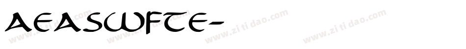aeaswfte字体转换 aeaswfte字体转换