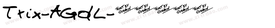 Trix-AGdL字体转换