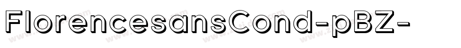 FlorencesansCond-pBZ字体转换