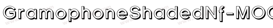 GramophoneShadedNf-MOOP字体转换