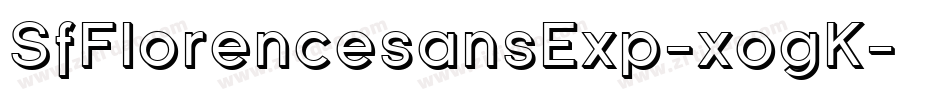 SfFlorencesansExp-xogK字体转换