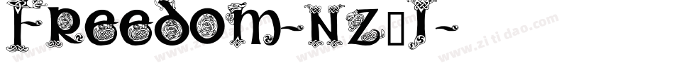 Freedom-nZ4J字体转换