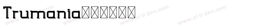Trumania字体转换