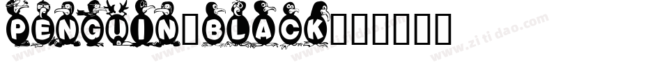 Penguin-Black字体转换