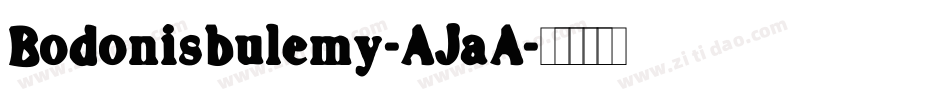 Bodonisbulemy-AJaA字体转换
