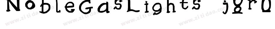 NobleGasLights-j8rO字体转换