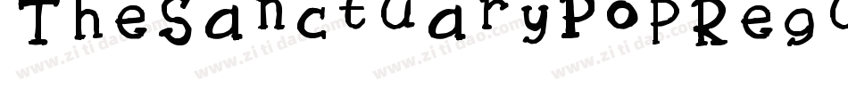 TheSanctuaryPopRegular-G8rO字体转换