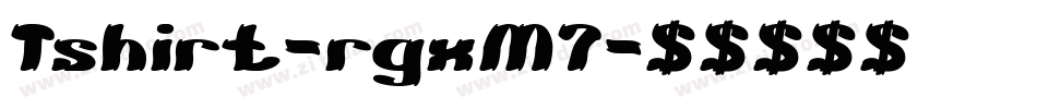 Tshirt-rgxM7字体转换