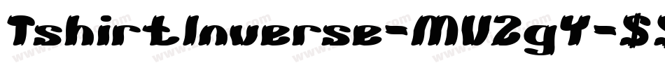 TshirtInverse-MVZgY字体转换