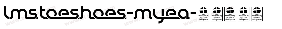 LmsToeShoes-mYea字体转换