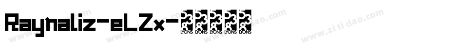 Raynaliz-eLZx字体转换