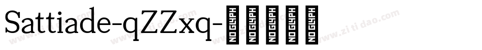 Sattiade-qZZxq字体转换