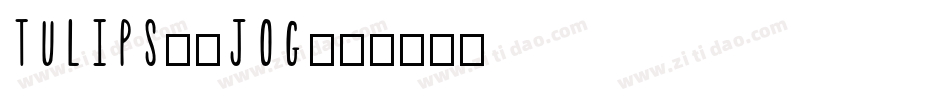 Tulips-5jOG字体转换
