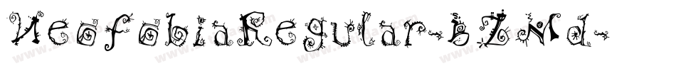 NeoFobiaRegular-BZMd字体转换