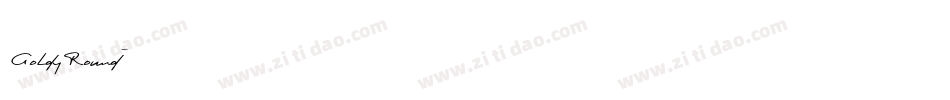 GoldyRound字体转换