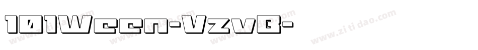 101Ween-VzvB字体转换