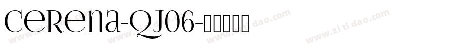 Cerena-qJ06字体转换