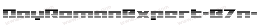 DayRomanExpert-B7n字体转换