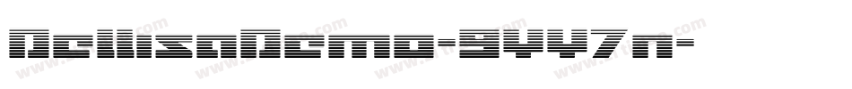 DellisaDemo-9YY7n字体转换