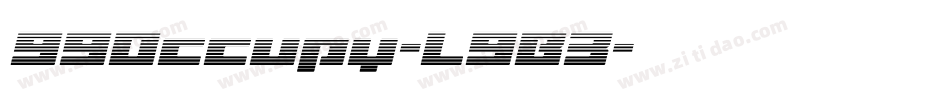 99Occupy-L9B3字体转换