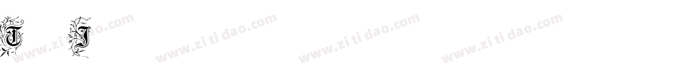 TheodorInitials字体转换