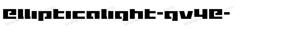 Ellipticalight-gv4E字体转换