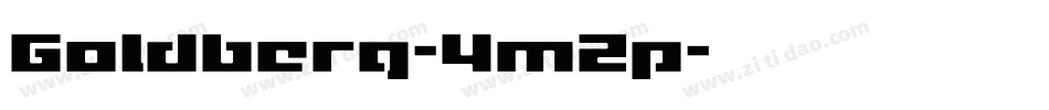 Goldberg-4m2p字体转换