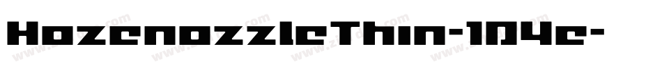 HozenozzleThin-1D4e字体转换
