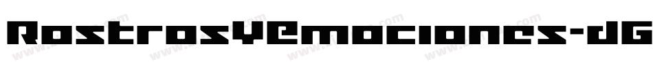 RostrosYEmociones-dG4E字体转换