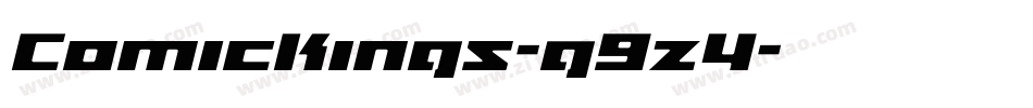 ComicKings-g9z4字体转换