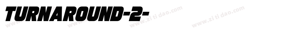 Turnaround-2字体转换