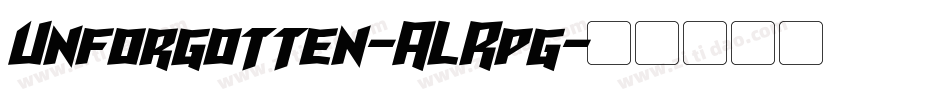Unforgotten-ALRpg字体转换