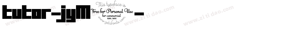 Tutor-jyM0字体转换