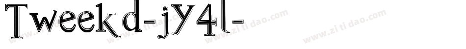 Tweekd-jY4l字体转换 Tweekd-jY4l字体转换