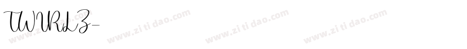TWIRLZ字体转换